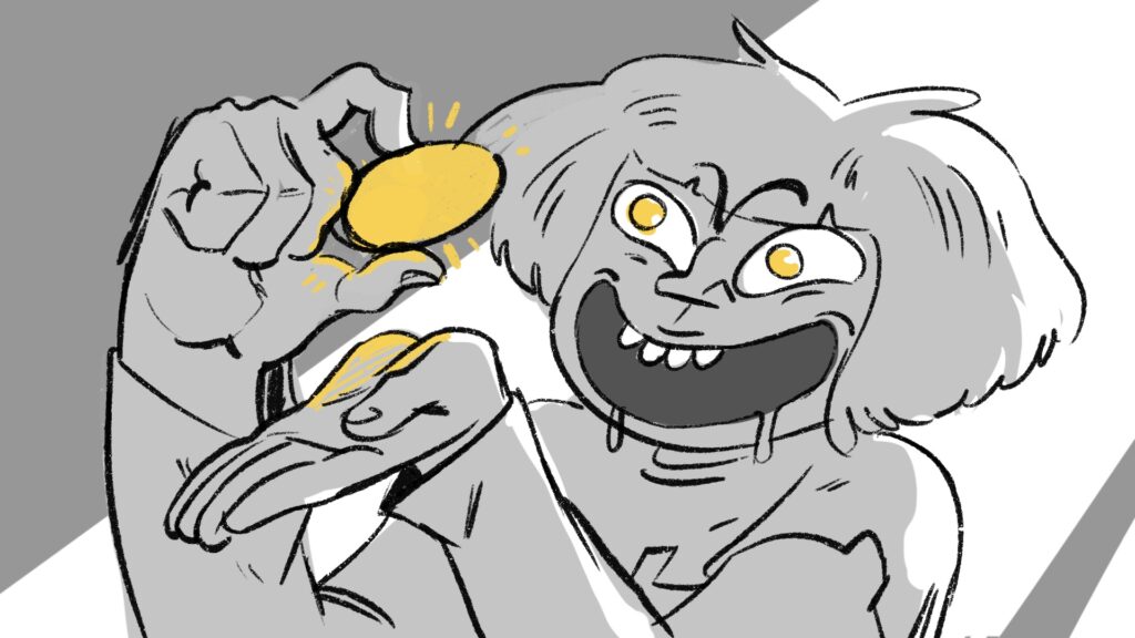 Greed grows inside: -"This is the beginning of a great business"